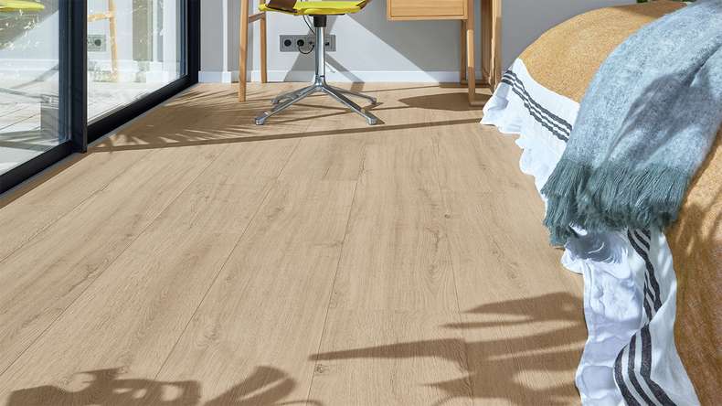 Sol design MEISTER MeisterDesign. next DD 500 S - 07122 Chêne de roche sable | Isolation phonique intégrée (400054-1287220-07122)