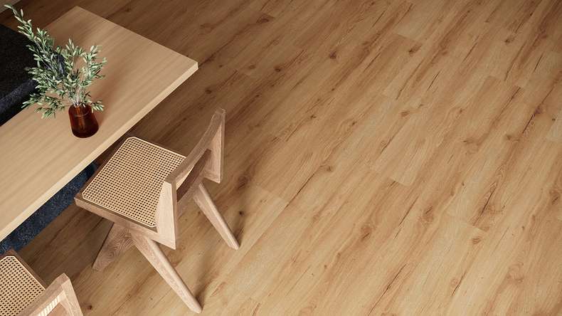 planeo WPC Sol PVC clipsable - PUREtec MAX 70 EIR Honey Nature Oak | Isolation phonique intégrée (RP-A50-1)