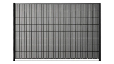 planeo Kit de bandes WPC - Anthracite L 250 x H 123-183cm