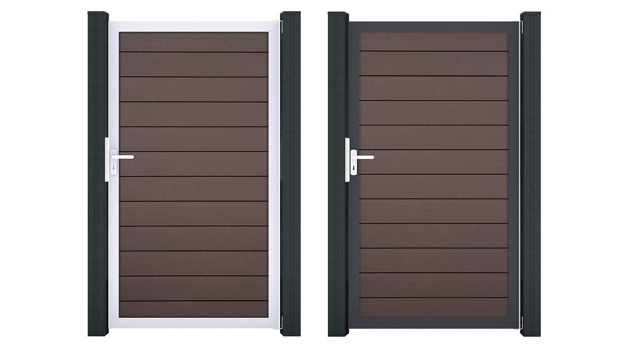 planeo Gardence Strong - BPC-Universaltor Terra mit Alurahmen 100 x 180 cm