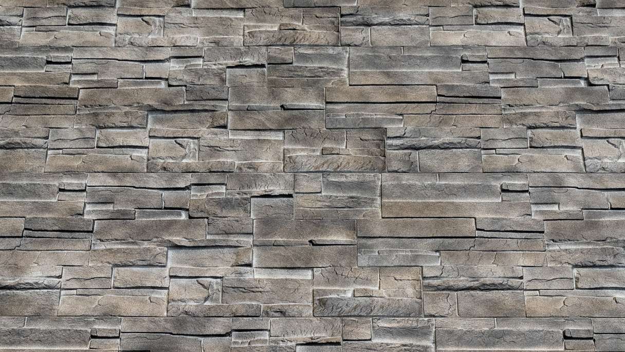 planeo rivestimento murale Novistone DS pietra laminata Silex Flint - 1054 x 334 mm