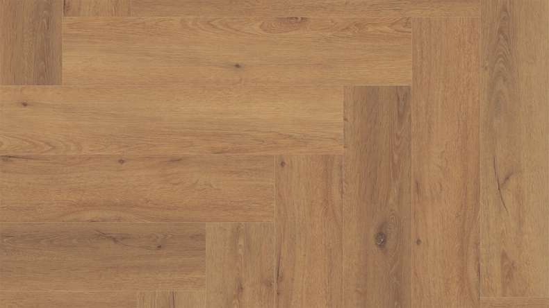 planeo vinyle à coller - Chêne Arezzo ultra mat à chevrons | Grain synchronisé (MF-DB-1503-HB)
