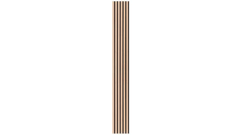 Pannelli acustici Skaben SilentWall Comfort - rovere marrone chiaro - 250 x 30 cm