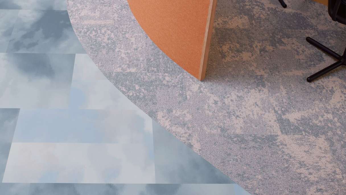 Forbo Allura Materiale 55 vinile adesivo - Nuvole blu (638749DR5_con)