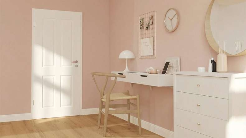 porta interna planeo country house PUREA Casa 4 laccato bianco 9003 bordo design | laccato - 2110 x 610|735|860|985 mm