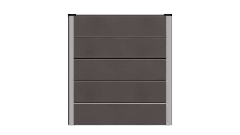 planeo BPC letto rialzato Cube - Antracite | DB703 70 x 70 x 75 cm