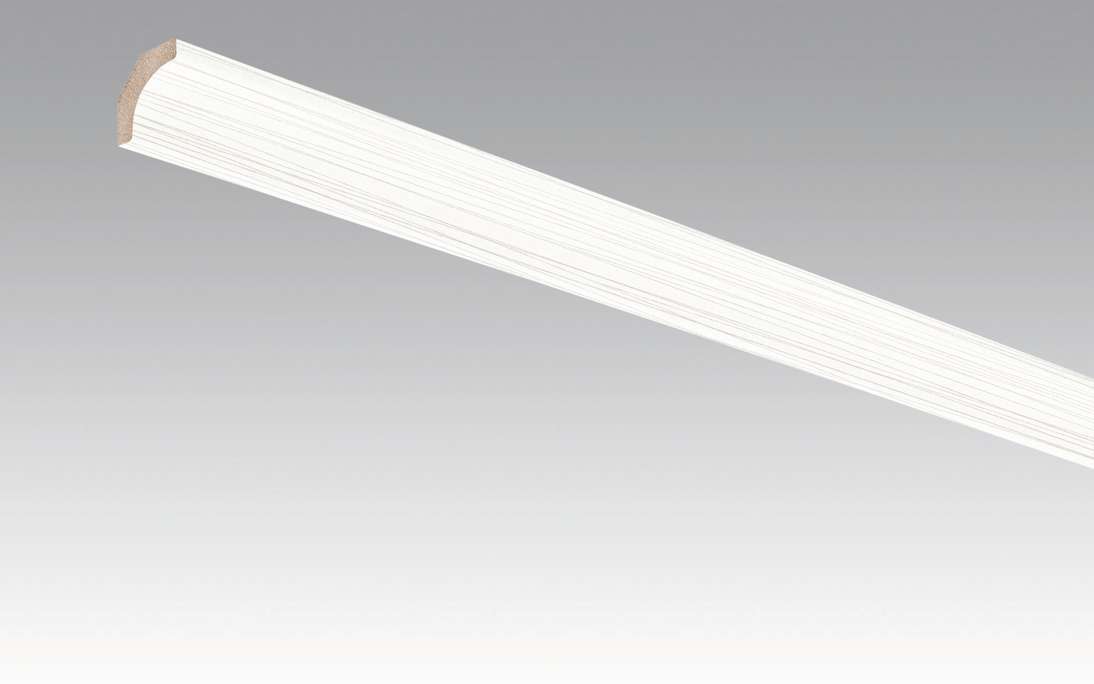 MEISTER Sockelleisten Hohlkehlleisten Streifer silber 4021 - 2380 x 22 x 22 mm (200034-2380-04021 - 2604234021)