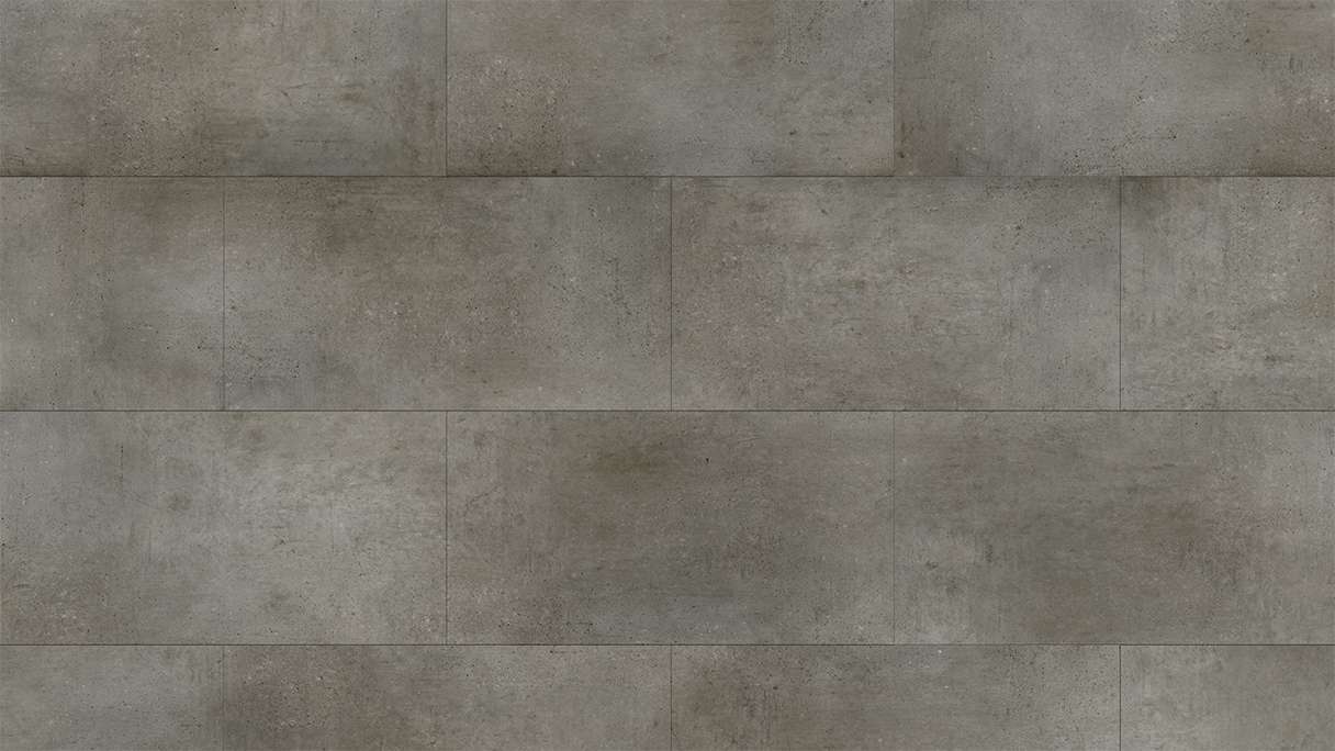planeo Vinyle à clic rigide - STEINWERK PUCore XL gris pierre Loft | Isolation phonique intégrée (NF-FXL-297)
