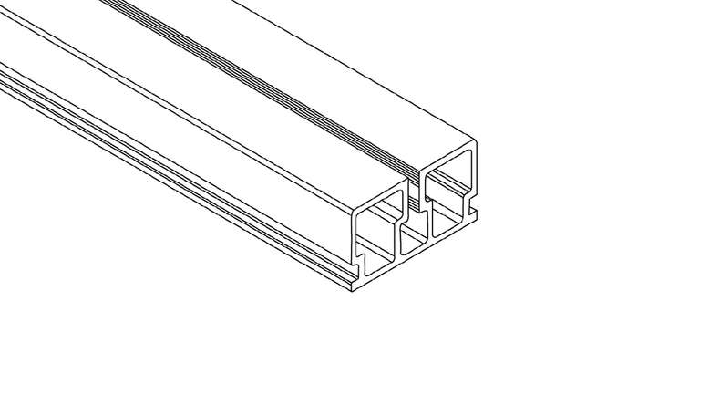 planeo Fassado - System-Profil aus Aluminium 