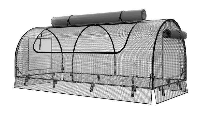 planeo Rete per letto rialzato PE - Bianco 149,9 x 69,4 x 62 cm