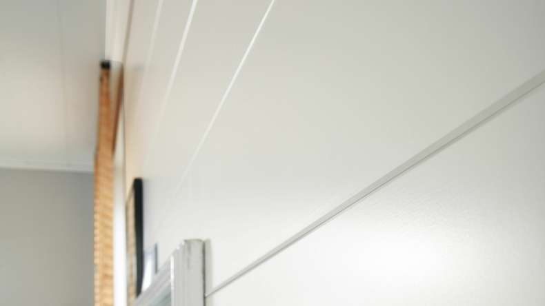 MeisterPanels lambris décor - Bocado 200 Uni Blanc brillant DF 324