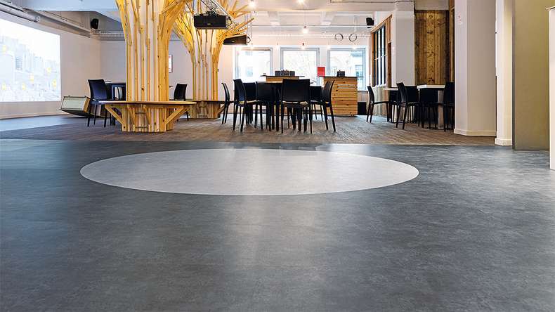 Forbo Allura Materiale 55 Vinile adesivo - Calcestruzzo carbone (624518DR5_con)