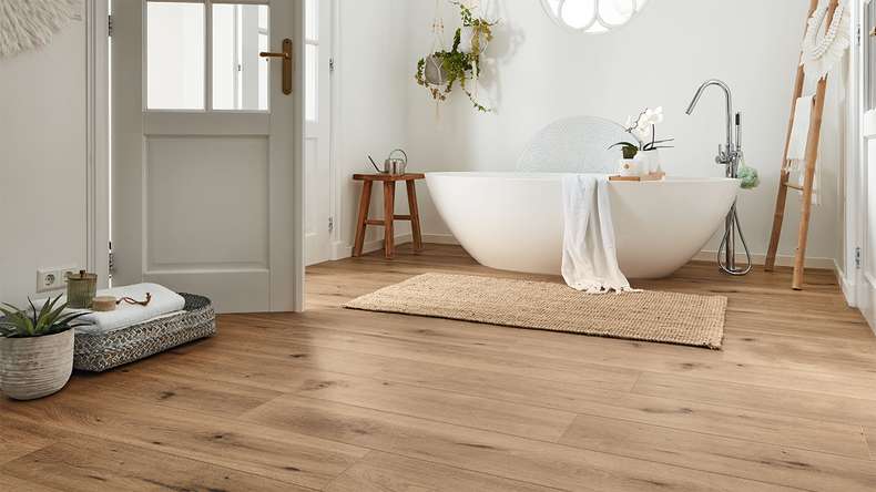 Sol design MEISTER MeisterDesign. next DD 500 S - 06843 Chêne champêtre clair | Isolation phonique intégrée (400054-1287220-06843)