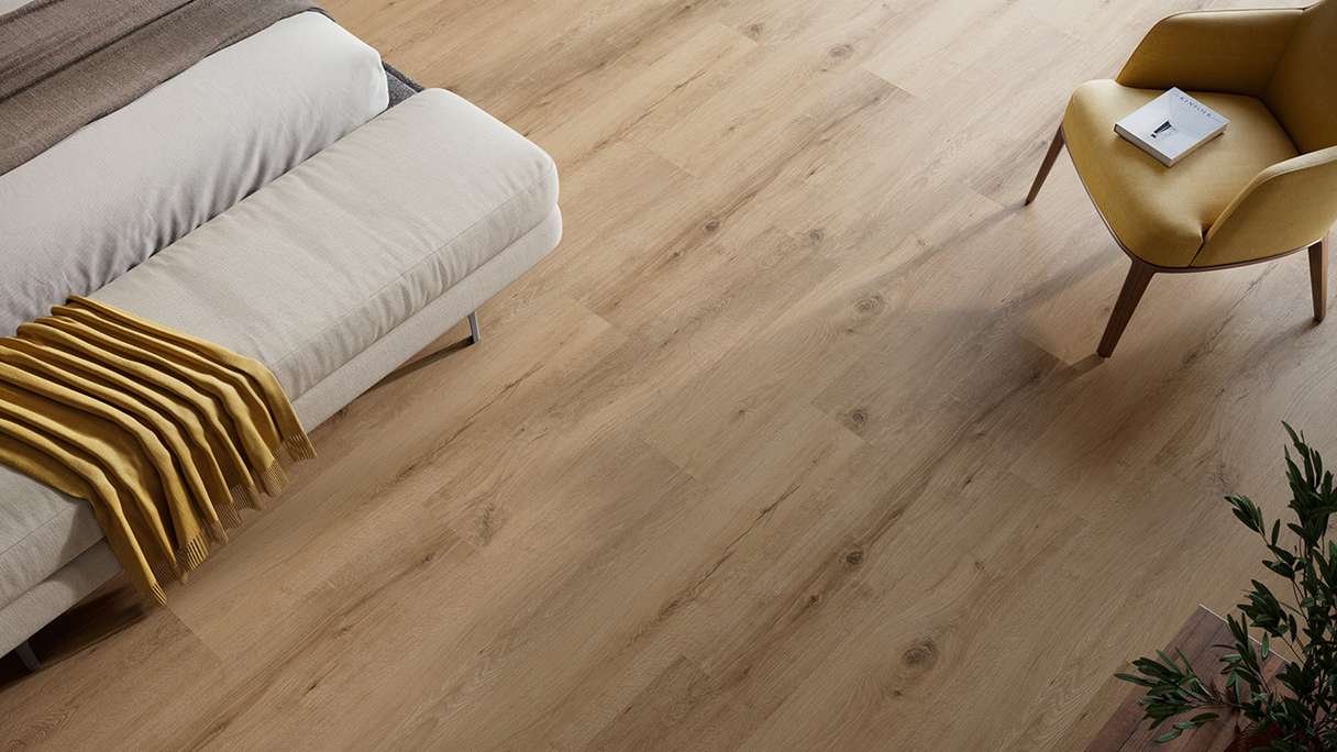 planeo Vinyle à clic rigide - HOMEtec Basic 30 IXPE Classic Oak | Isolation phonique intégrée (RP-E30-2)