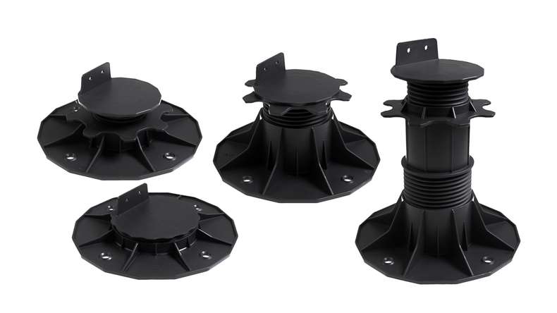 planeo cuscinetto per terrazza con piede girevole per tavole da terrazza da 18 mm a 220 mm
