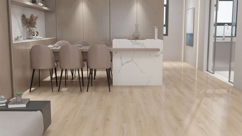 planeo Rigid Klick Vinyl - Blonde Oak | Trittschalldämmung integr. (KR-SOP-5) | B-Ware