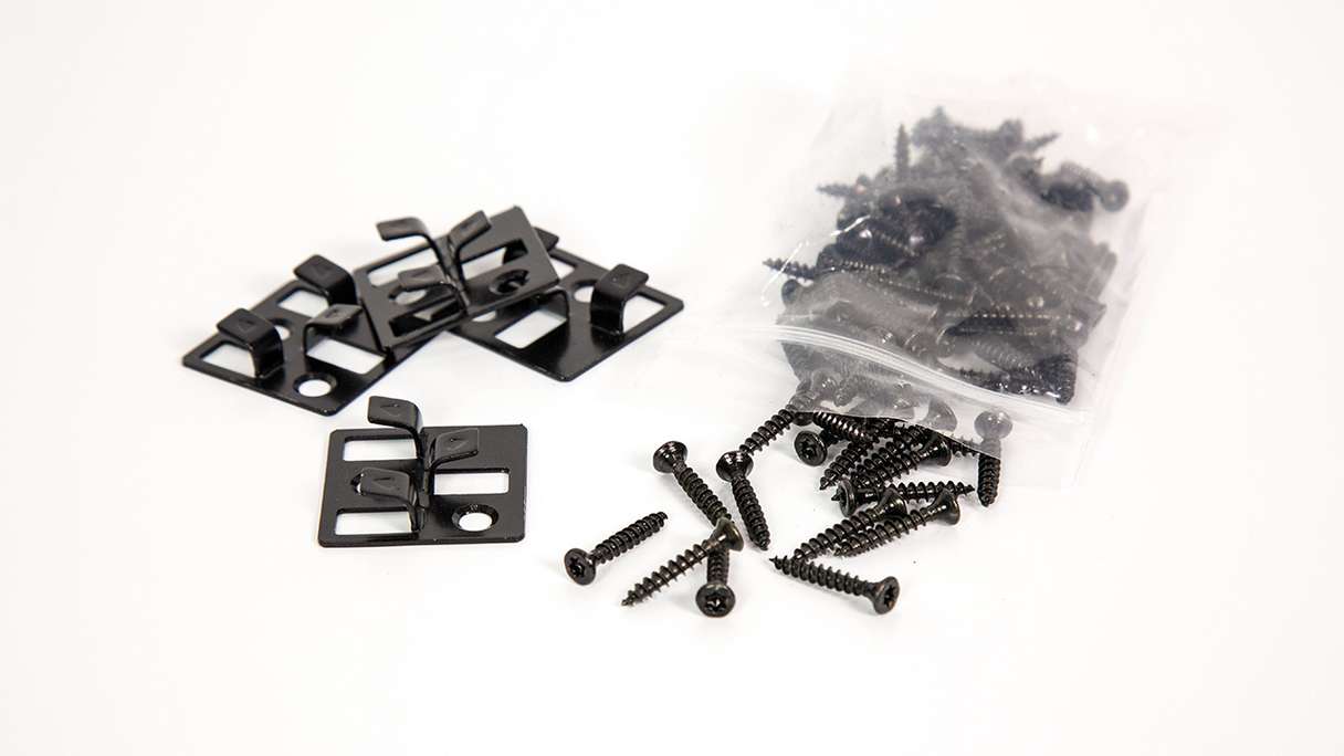 Set completo TitanWood 3m struttura a listello cavo scanalato grigio chiaro 21,3m² incl. alluminio-UK
