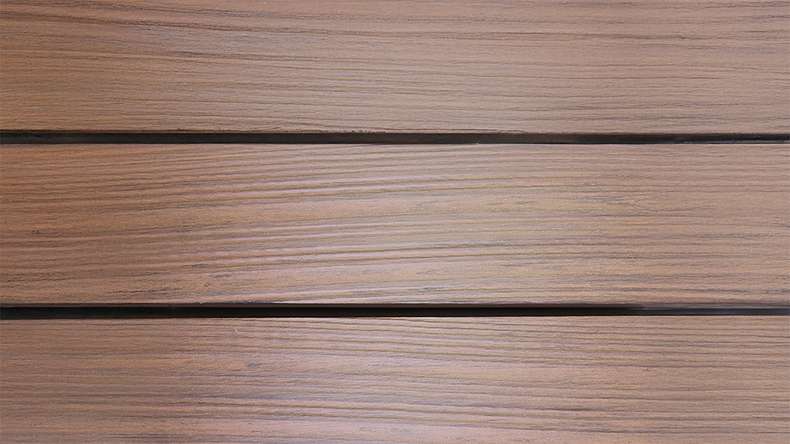 planeo Fassado - WPC Rhombusleiste MASSIV Fassadenverkleidung Braun 4m | 5m | 6m