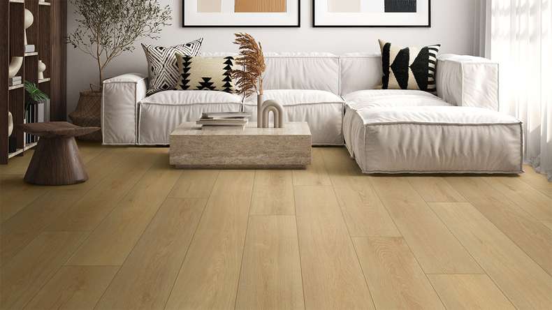 planeo Sol design - Eco P.U.R.E. XL 2m Planche Moss Oak | Isolation phonique intégrée (KRXL-6601)