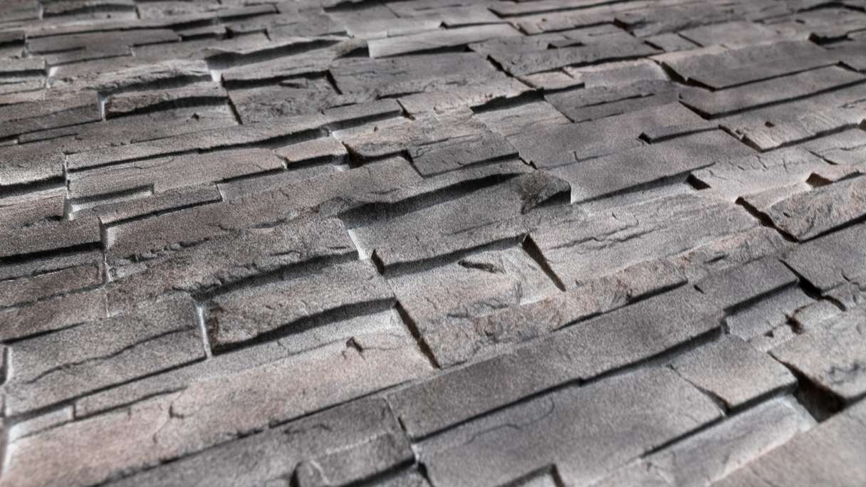panneau de façade planeo aspect pierre - NoviStone Lava 1054 x 334 mm