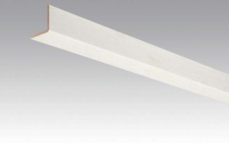 MEISTER Plinthes Plinthes d'angle pin blanc arctique 4099 - 2380 x 33 x 3,5 mm (200035-2380-04099)