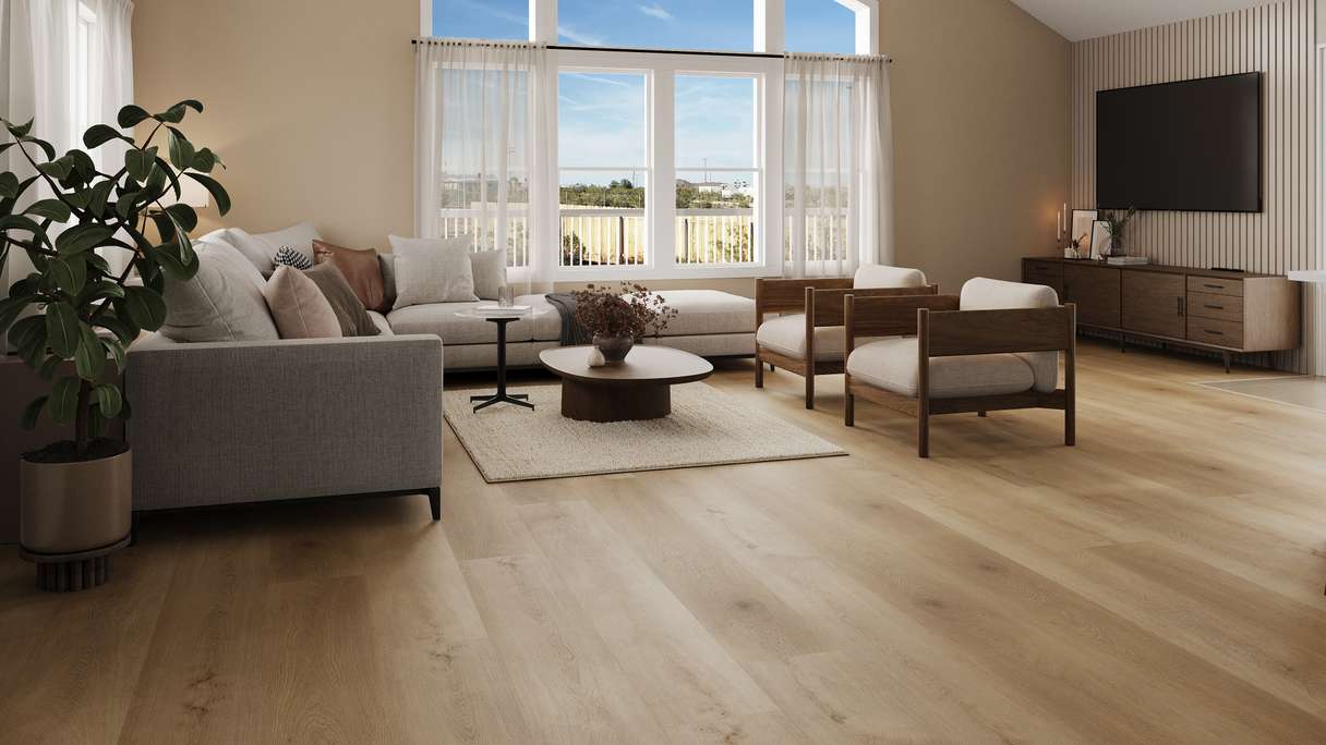 planeo Sol PVC rigide clipsable - Chêne Athen Plancher XL de 1,82 m de long (P12206U)