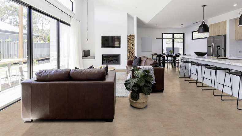 Gerflor vinyle adhésif - Virtuo 30 Glue Down Tavla beige | Aspect authentique (39171451)
