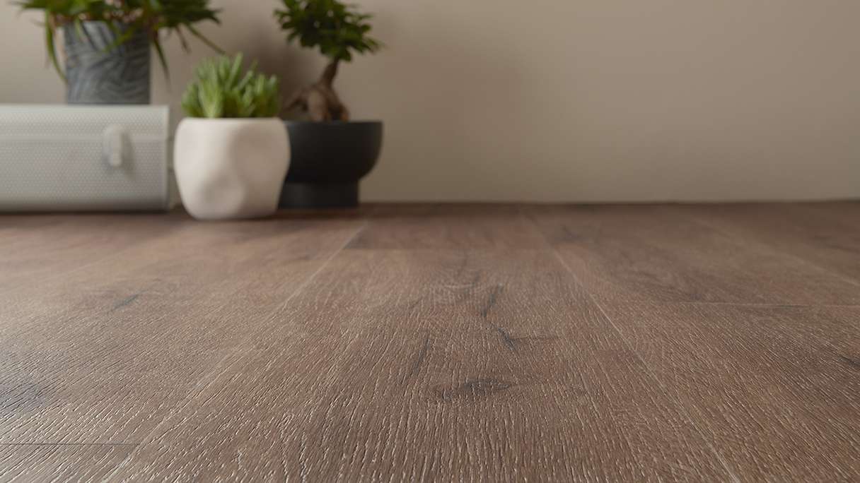 Gerflor Vinyle à clic Rigid - Création 55 Clic Cedar Marron foncé | Aspect authentique (60671605)