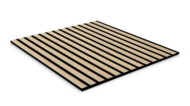 planeo Panneau acoustique - MixWall Timber Solid Flare Oak 52 x 52 cm | Placage en bois véritable (PLMW-00311C)