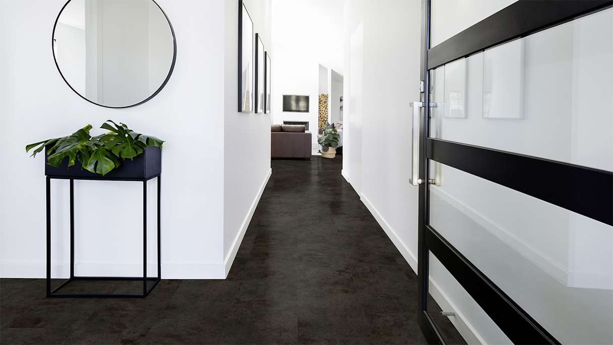 Gerflor Vinile ad incastro - Virtuo 30 Rigid Acoustic Tavla Dark | isolamento acustico integrato (39101453)