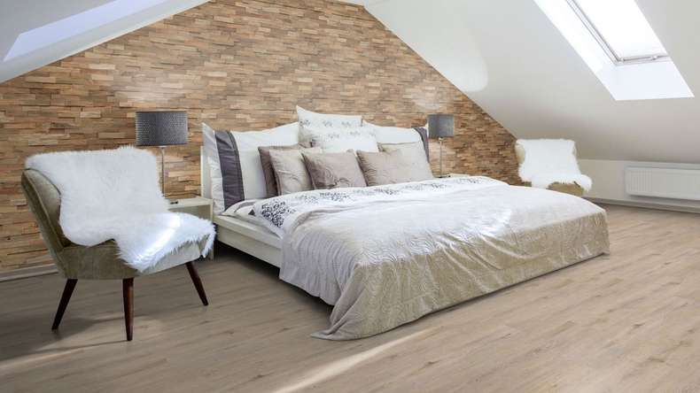 Skaben WoodWall - Legno di teak naturale