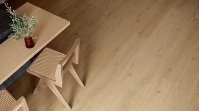 planeo WPC Sol PVC clipsable - PUREtec MAX 70 EIR Smoked Brown Oak | Isolation phonique intégrée (RP-A50-2)