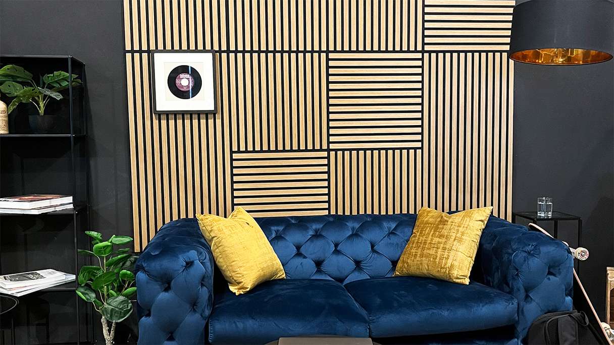 planeo Akustikpaneel - MixWall Timber Solid Flare Oak 52 x 52 cm | Echtholzfurnier (PLMW-00311C)