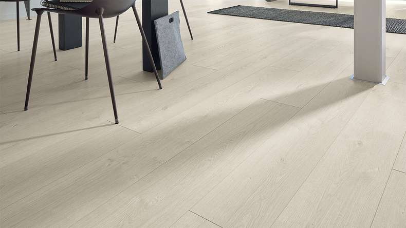 Sol design MEISTER MeisterDesign. next DL 500 S - 07124 Chêne mountain white | Isolation phonique intégrée (400055-2052220-07124)