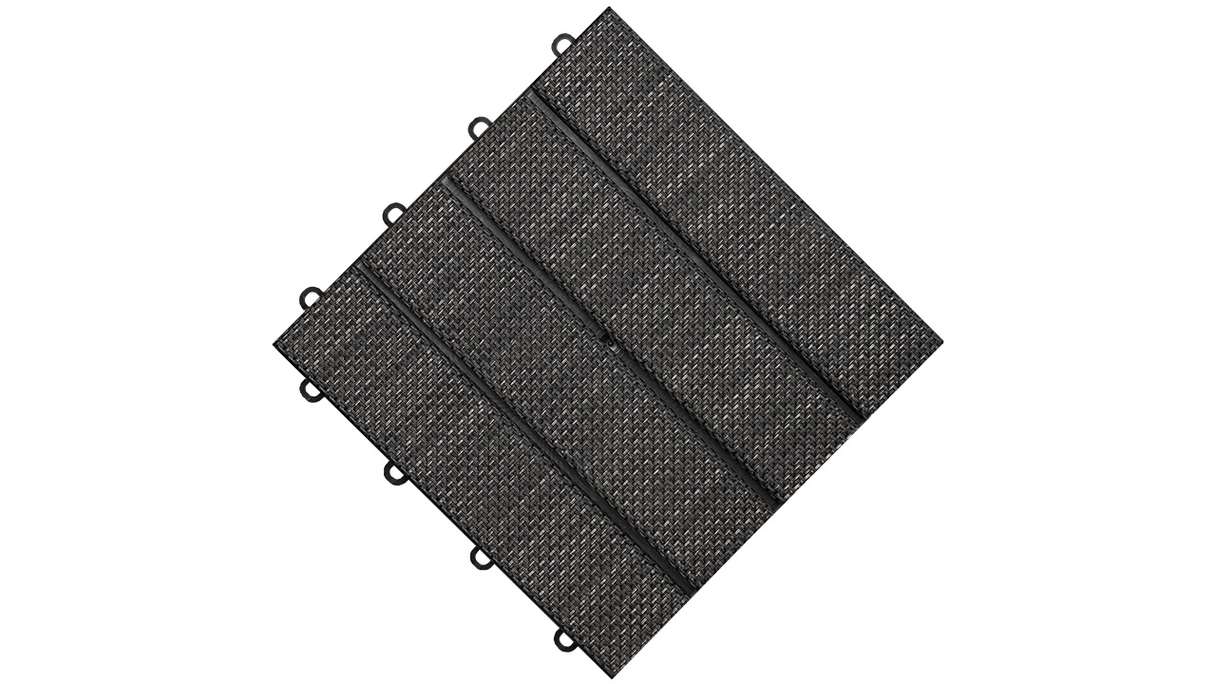 planeo carreau de terrasse en plastique - anthracite