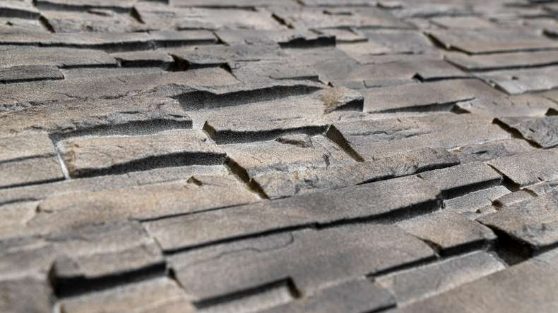 panneau de façade planeo aspect pierre - NoviStone Silex Flint 1054 x 334 mm