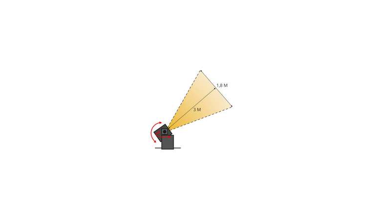 planeo Garden Lighting 12V - Spot LED Applique Quartz Noir Alu - 2W 120Lumen