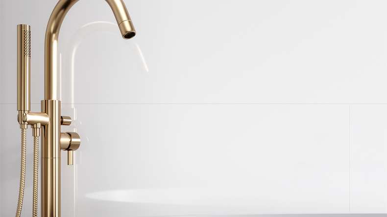 planeo Wandverkleidung Kunststoff - Wall&Floor Design White high gloss 80 x 40 cm