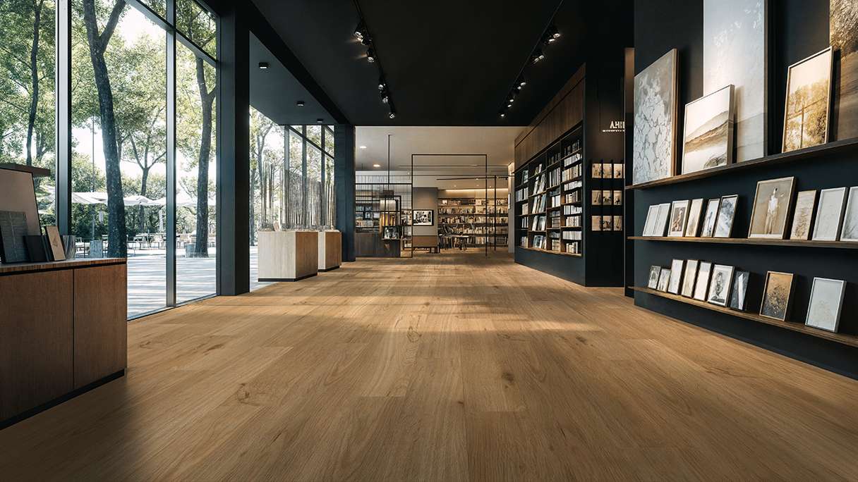 Gerflor Vinyle à clic Rigid - Création 55 Clic Quartet Natural | Aspect authentique (60660545)