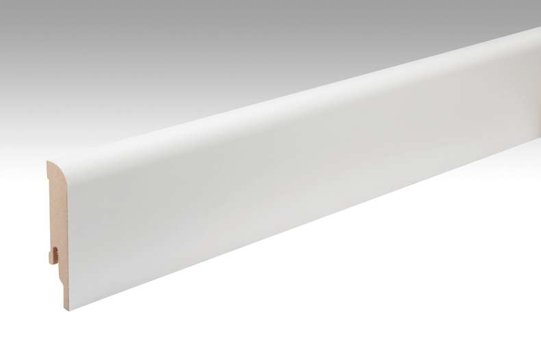 Plinthes MEISTER Blanc à peindre DF 2222 - 2380 x 80 x 16 mm (200006-2380-02222)