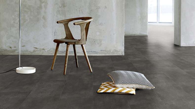 Gerflor Vinile ad incastro - Virtuo 55 Rigid Acoustic Latina Dark | isolamento acustico integrato (39070992)