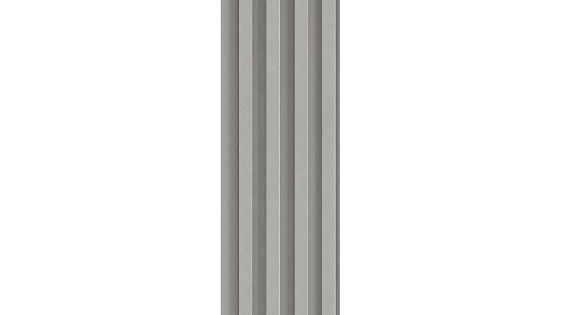 planeo pannelli lamellari in plastica per pareti M - MPC Tech Grey 16x265