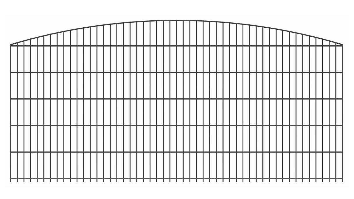 planeo doppia barra decorativa Bow 6/6/6 RAL 7016 antracite