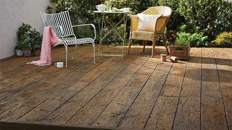 planeo Antica PureBoard Plancher de terrasse massif - Nature Oak 3.6m structuré