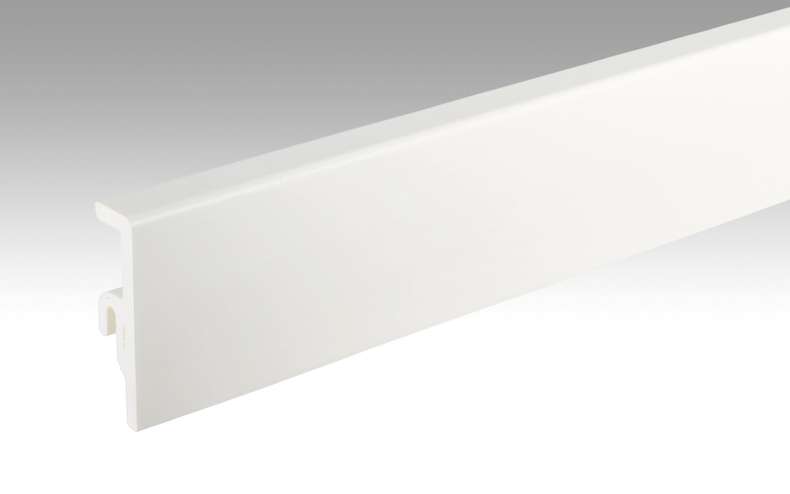 Plinthes MEISTER Uni blanc brillant DF 324 - 2380 x 60 x 16 mm (200014-2380-00324)