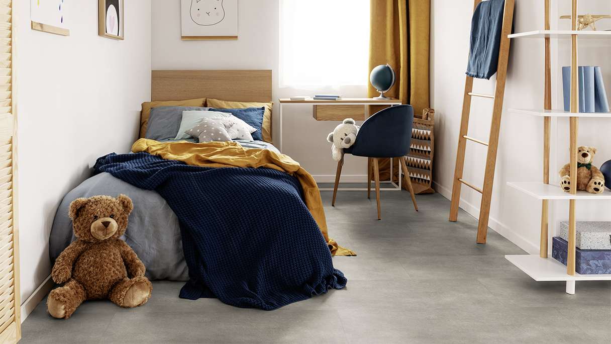 Gerflor Klick Vinyl - Senso Premium Rigid Acoustic Pepper taupe | Isolamento acustico integrato (39480889)