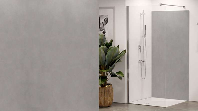 Planeo Wallboard - Concrete Grey Matt - vari formati