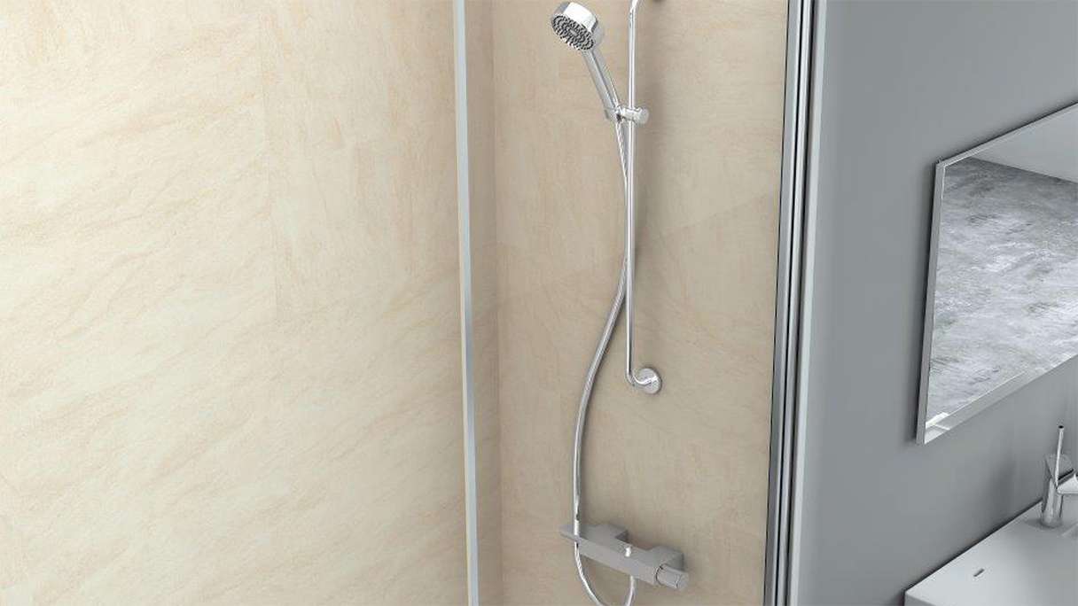 Skaben DesignWall Aqua Revêtement mural plastique - Grès 60 x 30 cm
