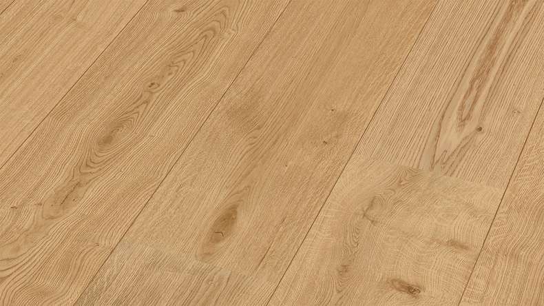 Sol en bois MEISTER Lindura HD 400 - 08902 Chêne authentic pure huilé naturel 2200 x 270 x 11 mm (500213-2200270-08902)