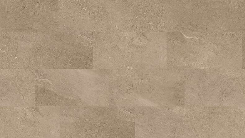 Gerflor Vinyle à clic Rigide - Création 40 Clic Acoustique Curton Taupe | Isolation phonique intégrée (61321604)